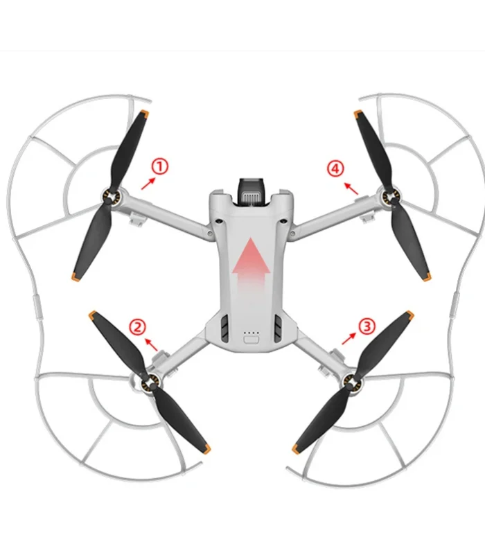 Propeller Protector For DJI Mini 3 Pro Drone LightWeight Guard Anti-Collision Props Wing Fan Bumper Landing Gear Accessories
